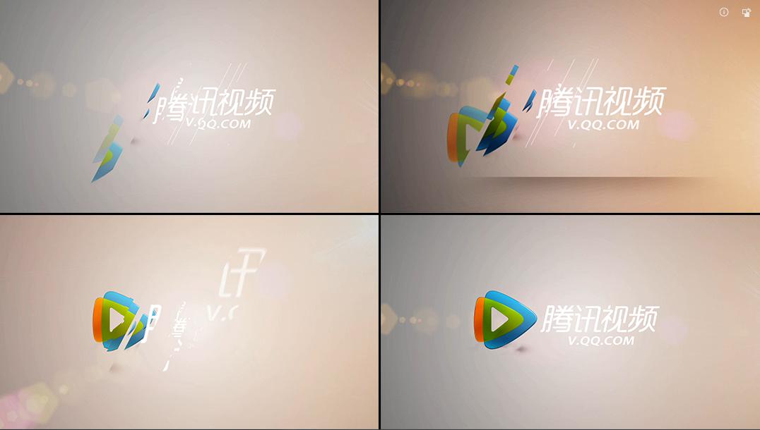 简洁logo分割片头