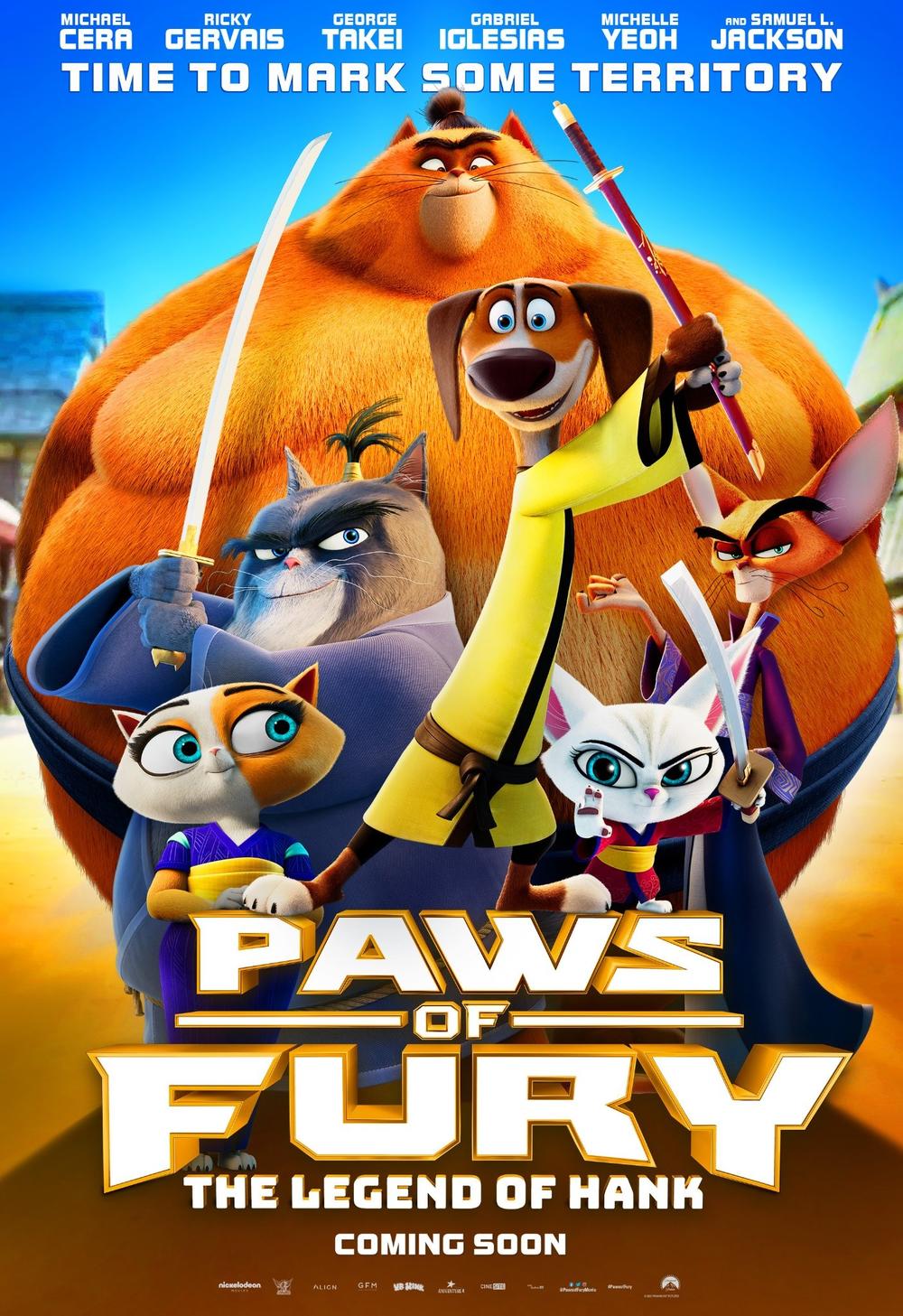 猫狗武林_刀锋剑客 预告片 Paws of Fury: The Legend of Hank