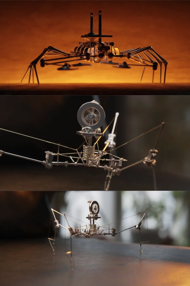 三维零部件机械生物模型Blender预设 Mechanical Creature Kit Pro V1.1