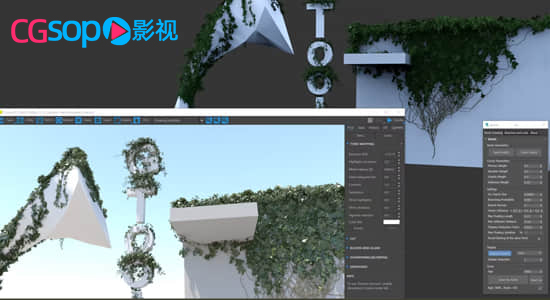 藤蔓生长3DS MAX插件 Gtools Gtools Ivy v0.79