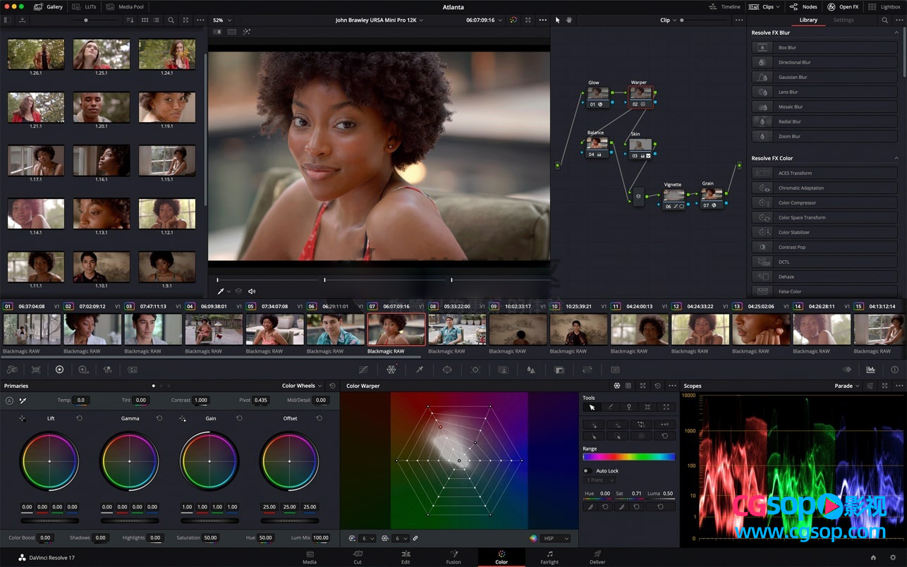 DaVinci Resolve Studio For Mac v18.5 达芬奇世界顶级调色软件