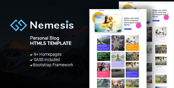  Nemesis |博客HTML5模板