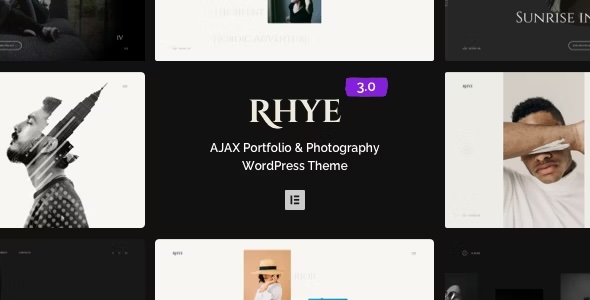 Rhye - AJAX Portfolio WordPress主题