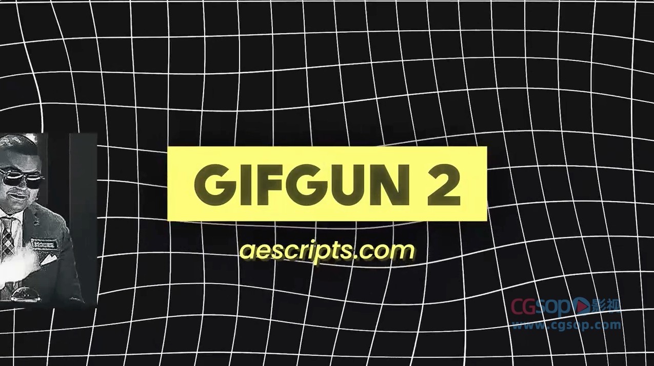 GifGun v2.0.17 AE脚本一键快速导出GIF动态图 Win/Mac