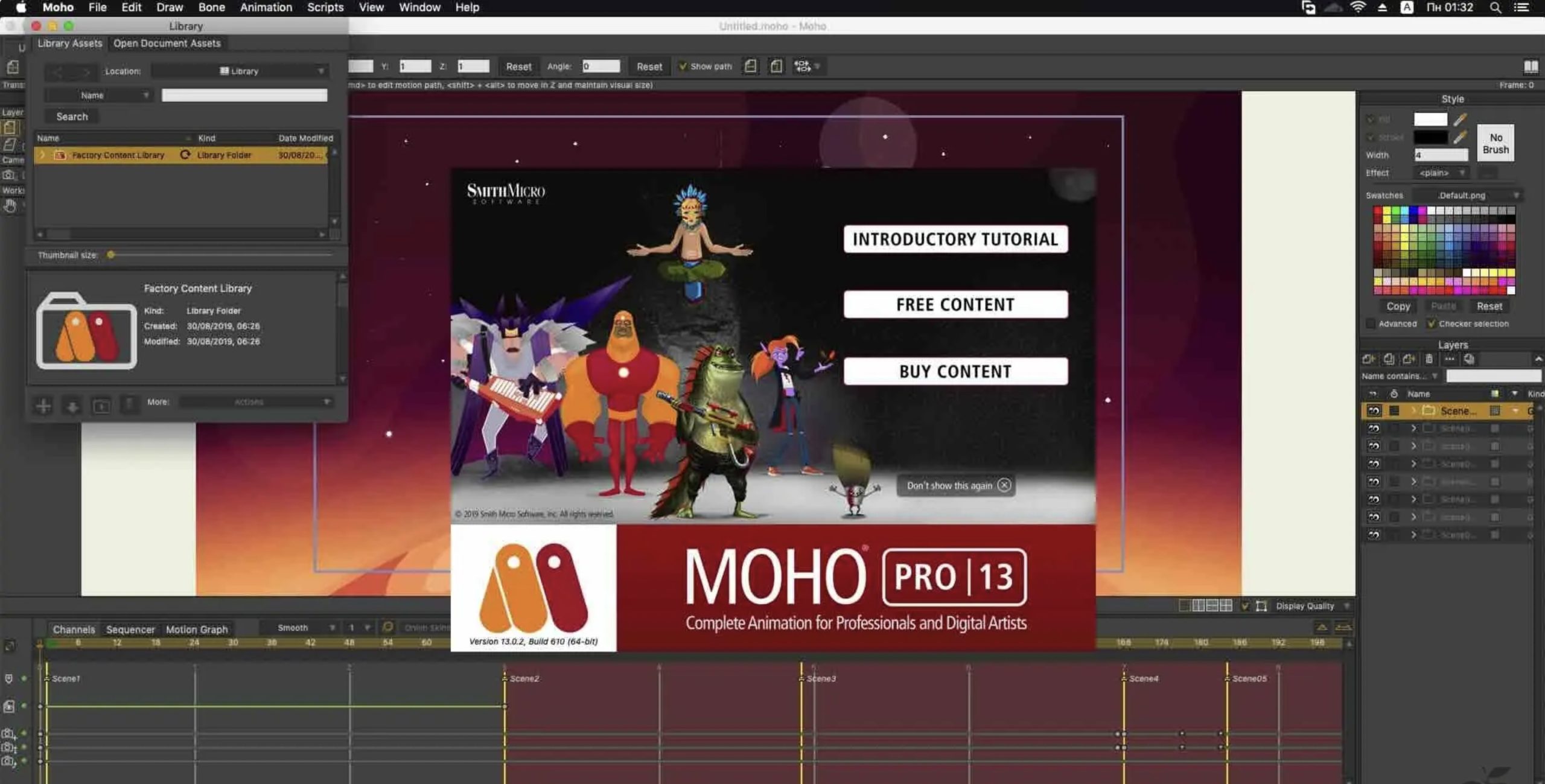 Moho Pro For Mac v14.2 专业效果动画与游戏