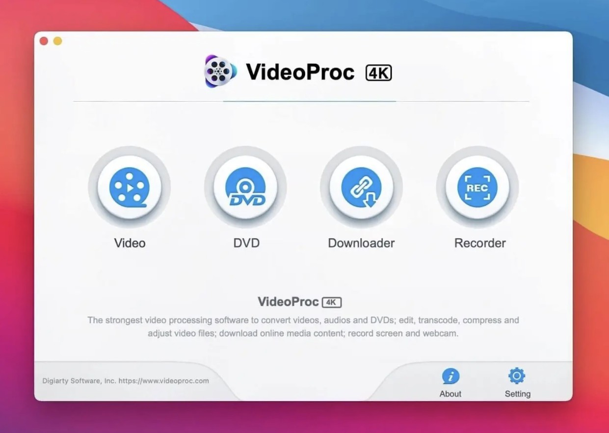 VideoProc Converter 4K For Mac v6.4 全新的的4K视频处理转换工具